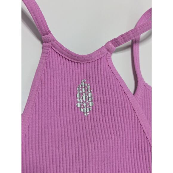 Free People Movement Happiness Crop Top Ribbed Tank Womens X-Small Small Workout - Picture 4 of 5